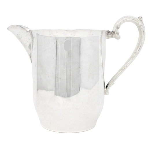 Pitcher, Sheridan, Water Pitcher w/Ice Lip, Silverplate, Vintage