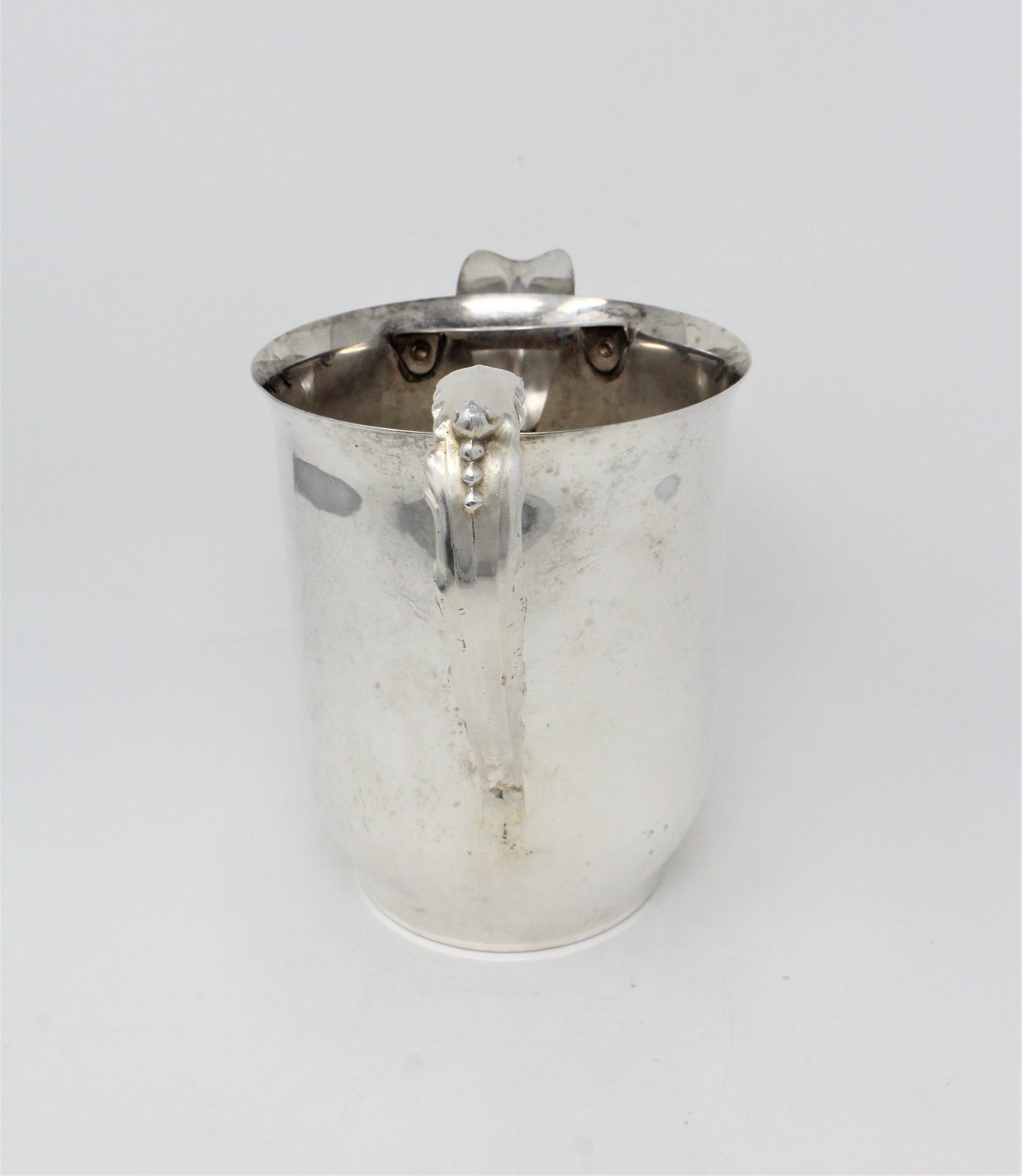 Pitcher, Sheridan, Water Pitcher w/Ice Lip, Silverplate, Vintage