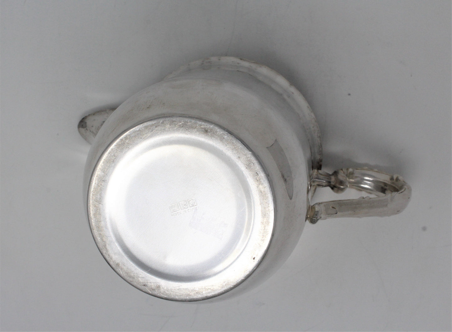 Pitcher, Sheridan, Water Pitcher w/Ice Lip, Silverplate, Vintage