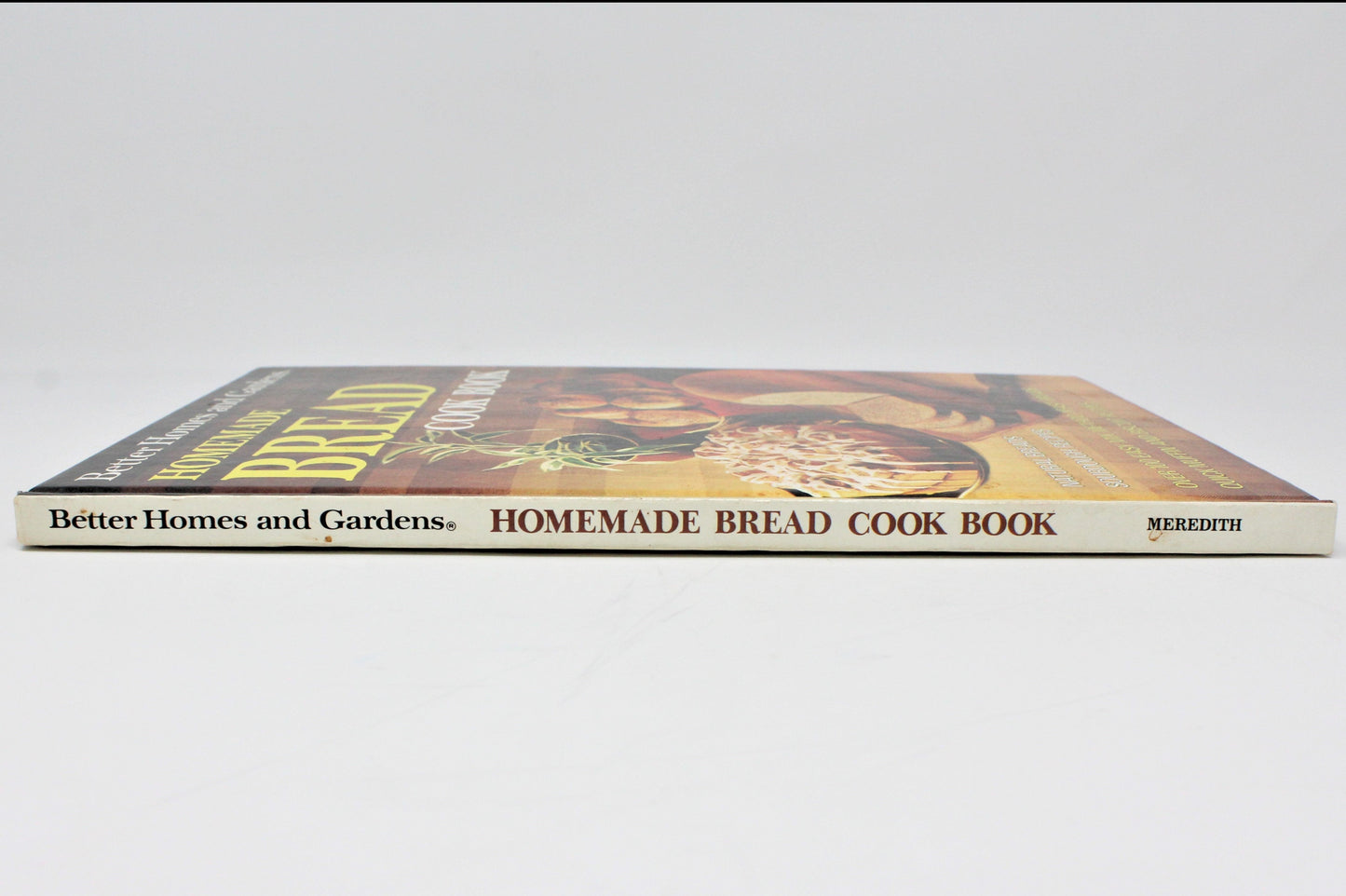 spine / side view from vintage recipe book, Homemade Bread cook book