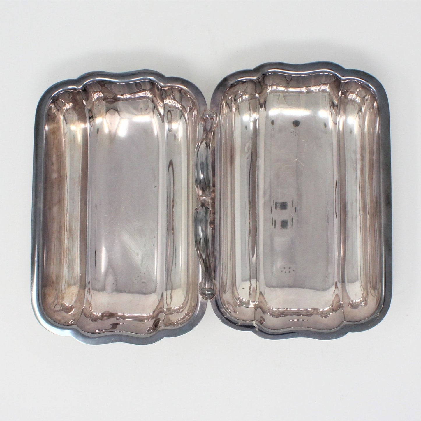 Divided Relish Dish, Poole Silver, Bristol Silverplate 104, Vintage