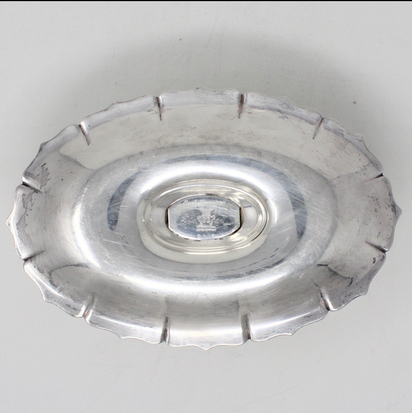 Gravy Boat / Saucièr with Underplate, International Silver, Early American, Silverplate, Vintage