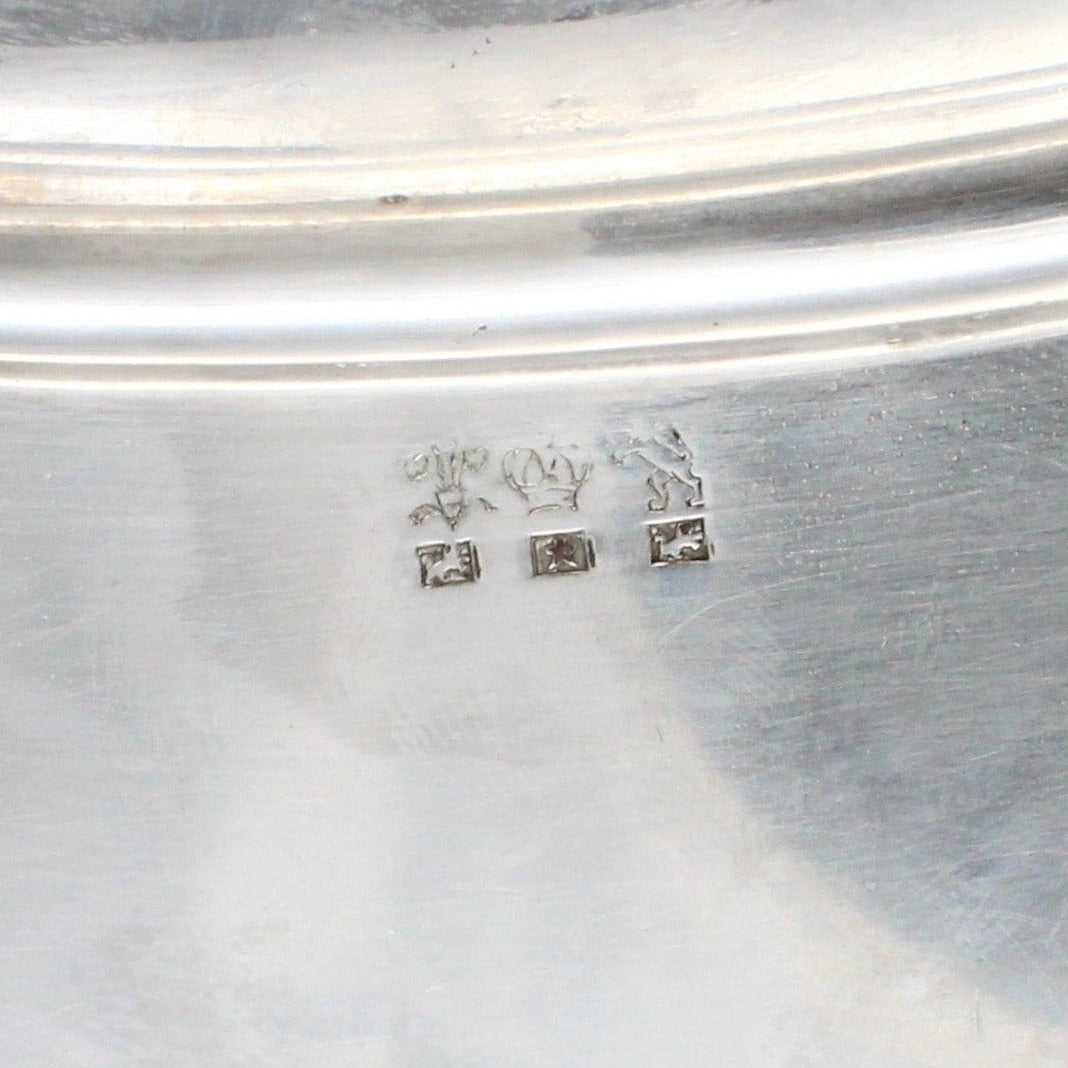 Bowl, EG Webster & Son, Grape Vines, Oval, Antique