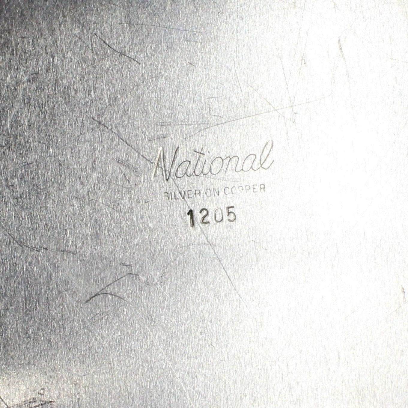 Serving Dish with Lid, National Silver Co 1205, Oval Silverplate Vintage