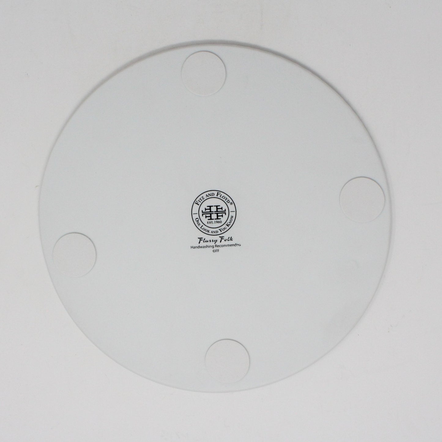 Trivet, Fitz and Floyd, Snowman, Flurry Folk, Hand Painted, In Box