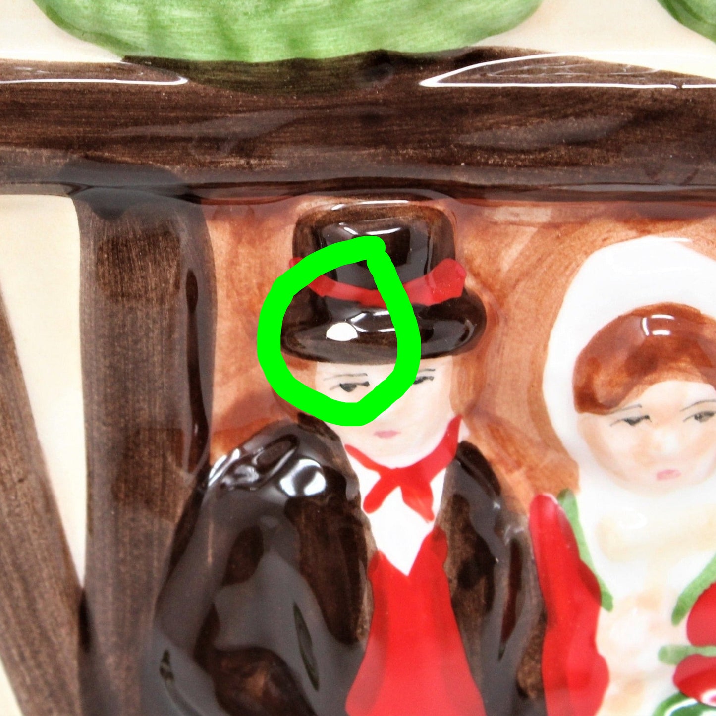 Teapot, Applause, Victorian Christmas House Shaped, Ceramic, Vintage