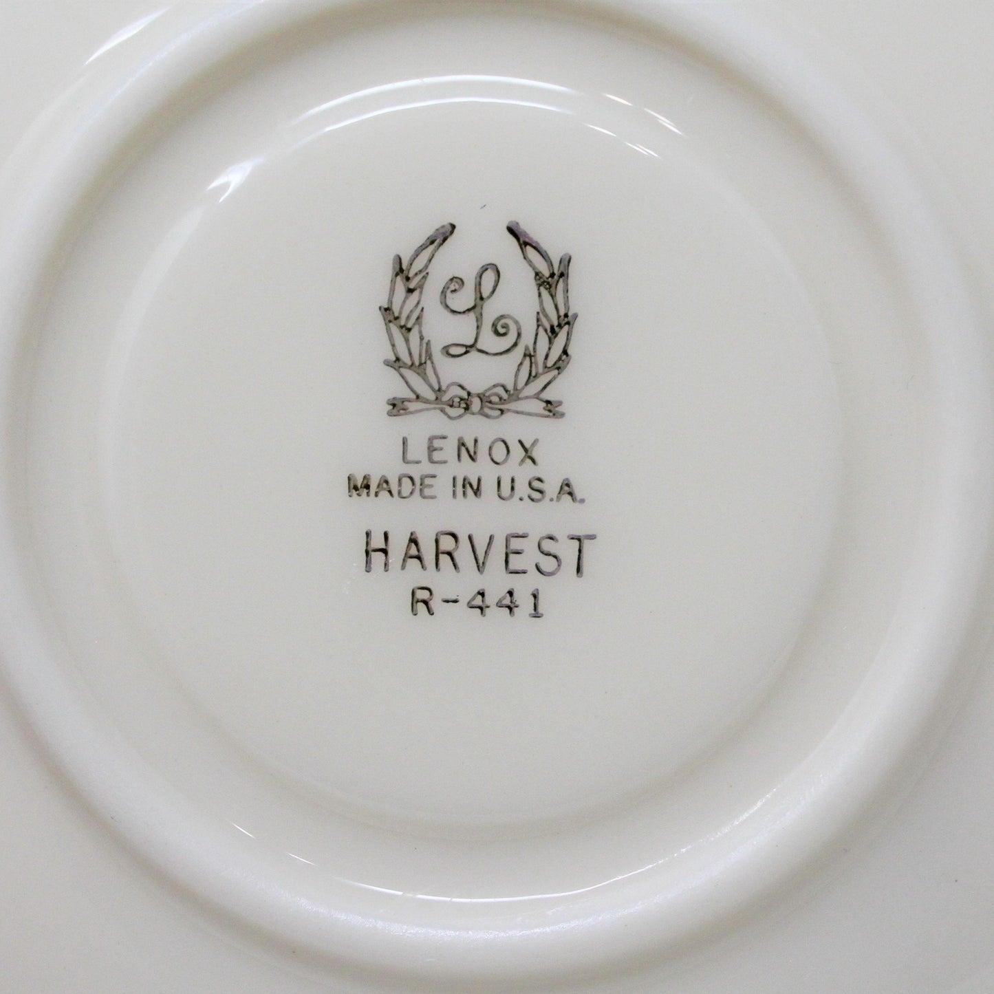 Demitasse & Saucer, Lenox, Harvest, Porcelain, Vintage