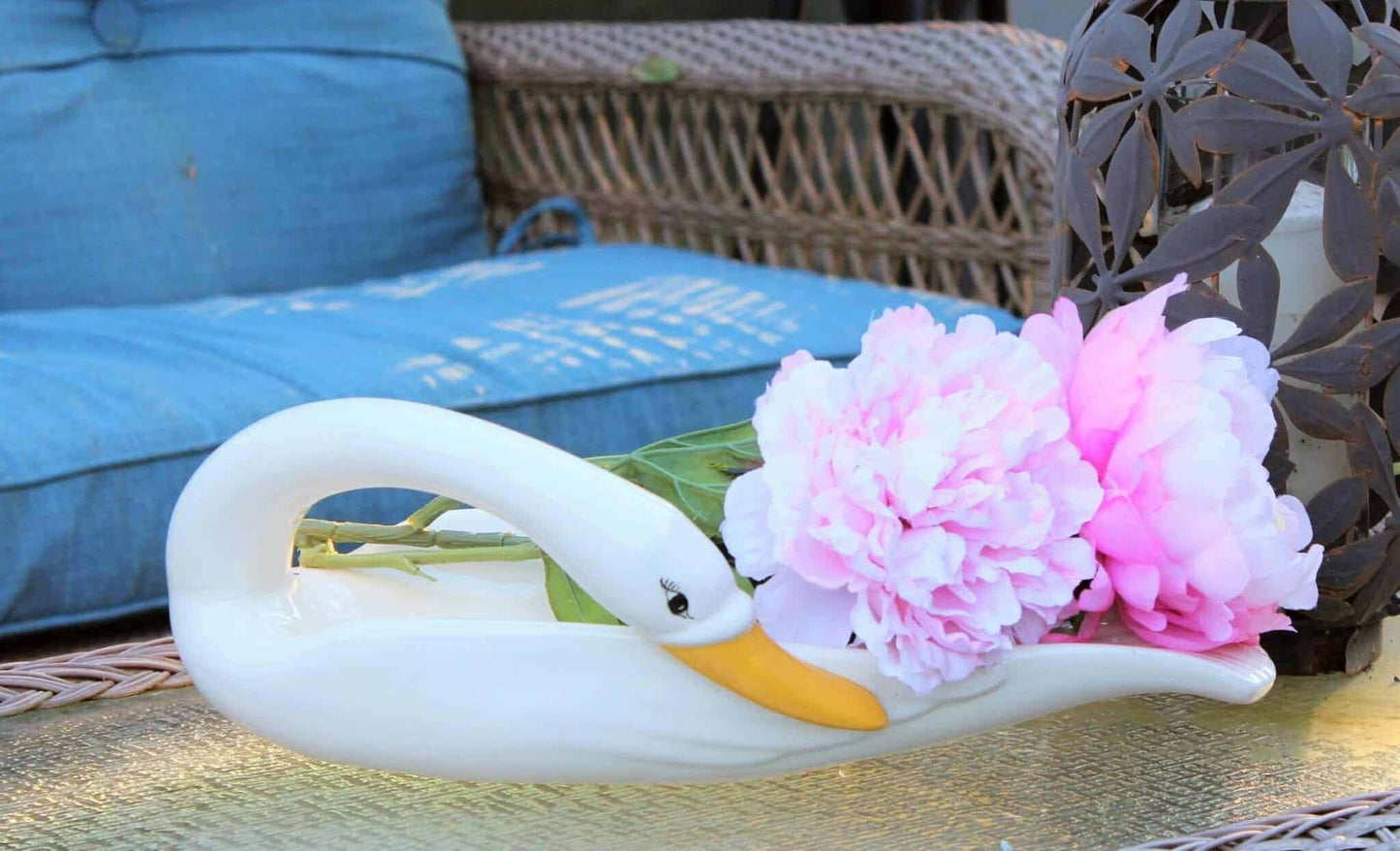 Decorative Swan, Large Ceramic, Unique, Vintage