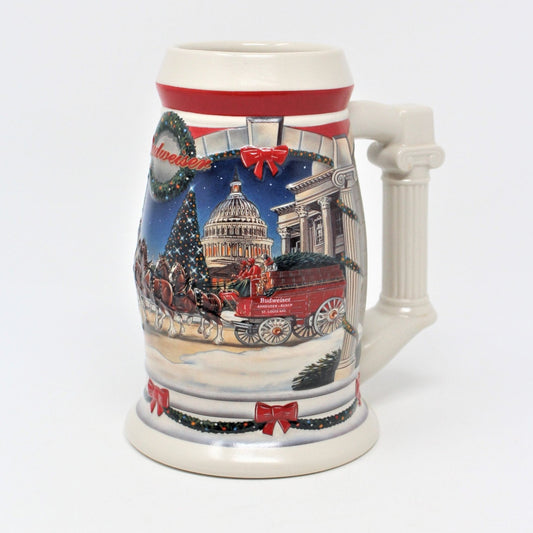 Beer Mug, Budweiser Commemorative Holiday at Capital Collectible, 2001