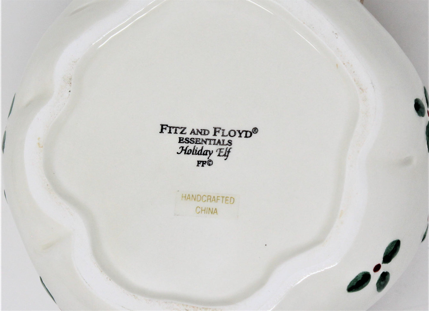 Trinket Box, Fitz and Floyd, Holiday Elf Collection, Porcelain, 2003