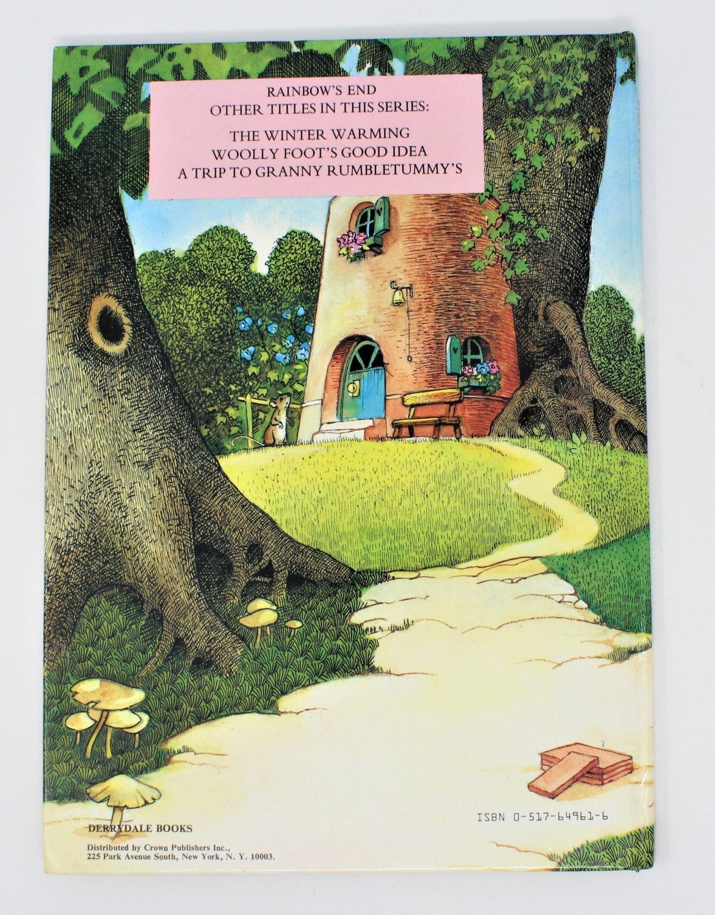 Children's Book, Rainbow's End, Toby Claypot's Wishing Well, Hardcover, Vintage 1987
