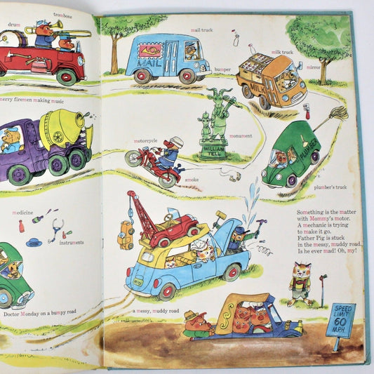 Children's Book, Richard Scarry's ABC Word Book, Hardcover, Vintage 1971