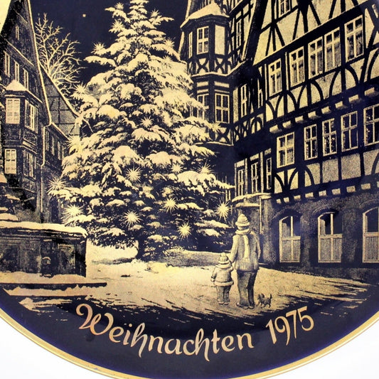 Decorative Plate, Lindner Kueps Bavaria, Christmas Weihnachten 1975