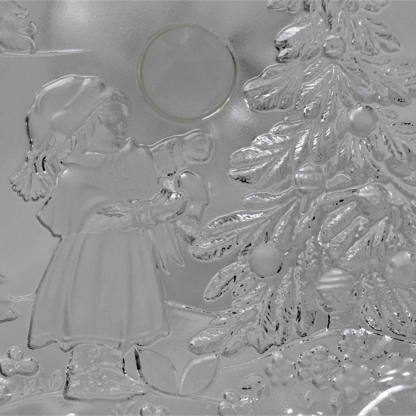 Compote, Mikasa, Christmas Story, Footed Glass, Germany, Vintage