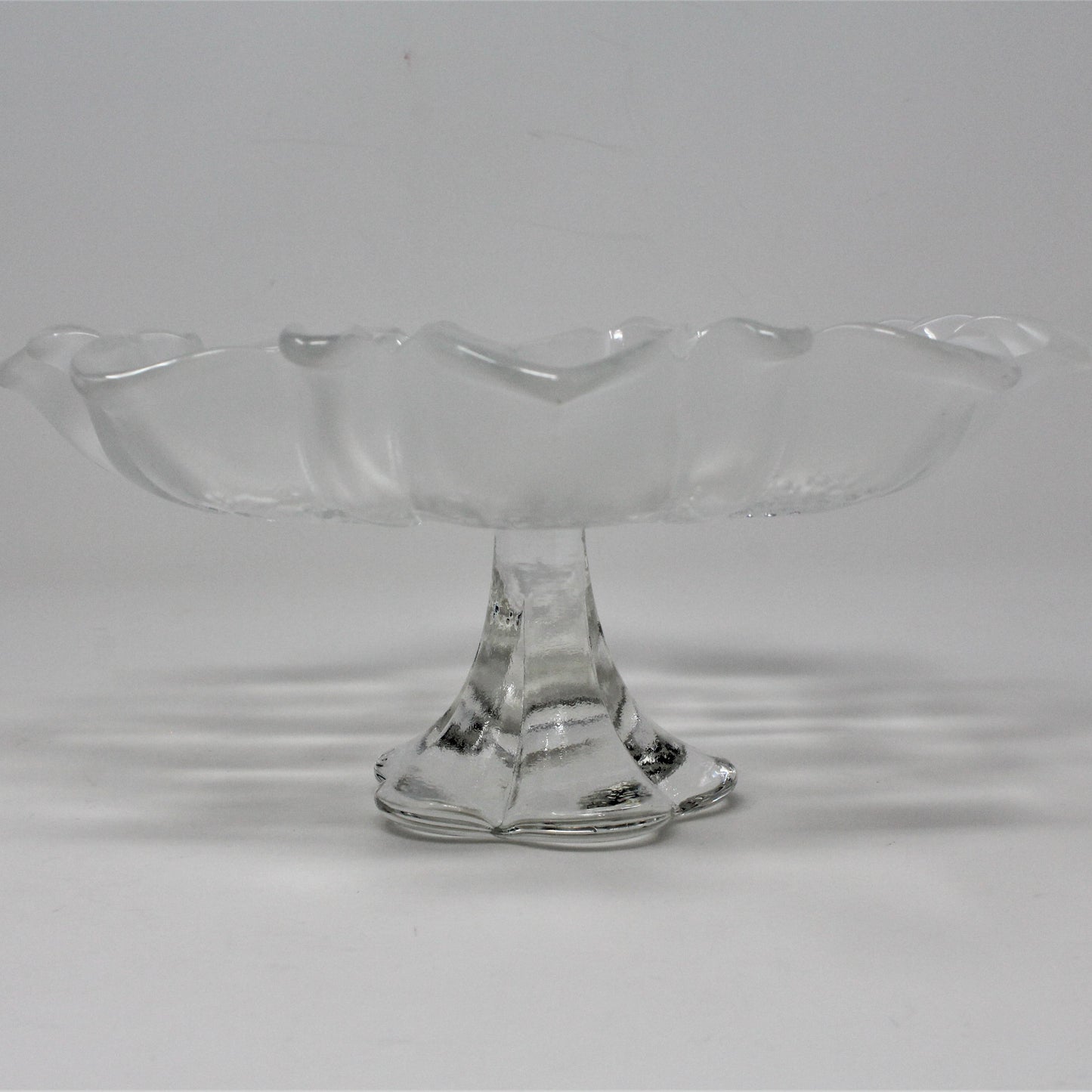 Compote, Mikasa, Christmas Story, Footed Glass, Germany, Vintage