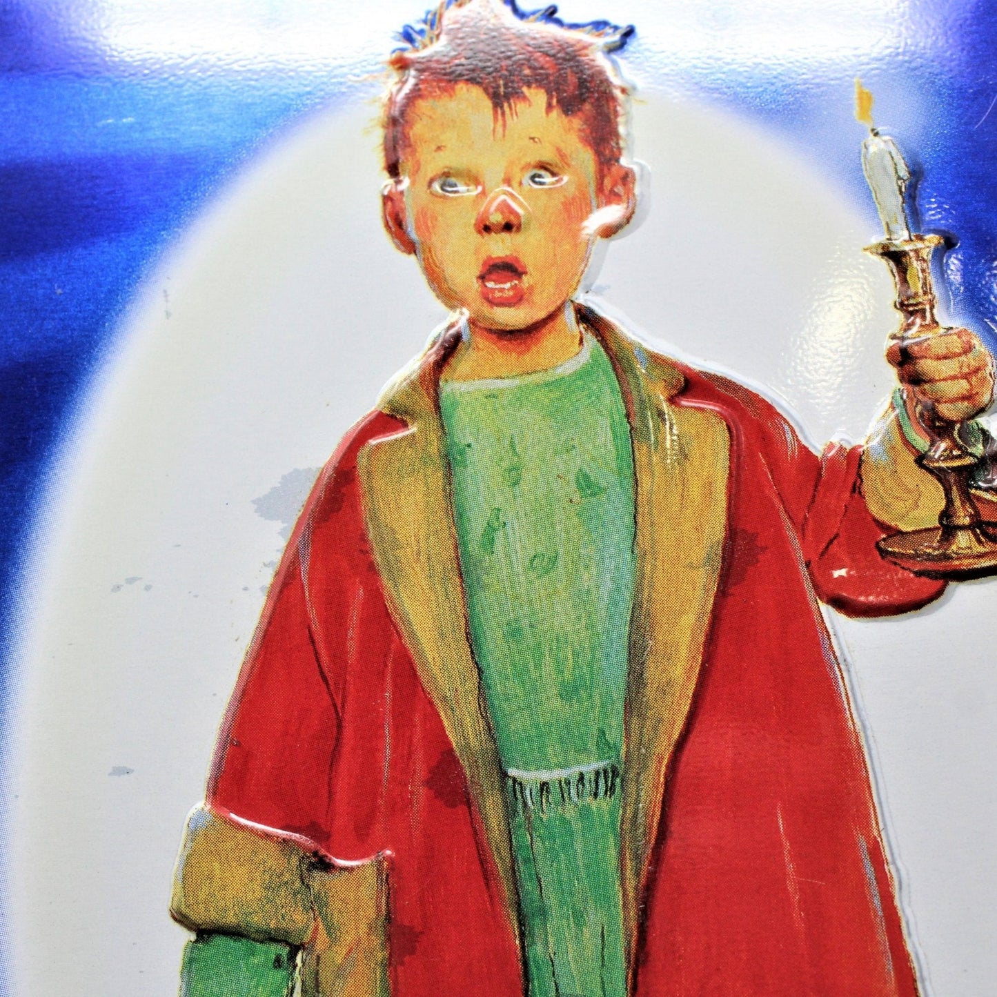 Tins, Gift Tin / Cookie Tin, Norman Rockwell, Christmas Morning, Snickers Advertising