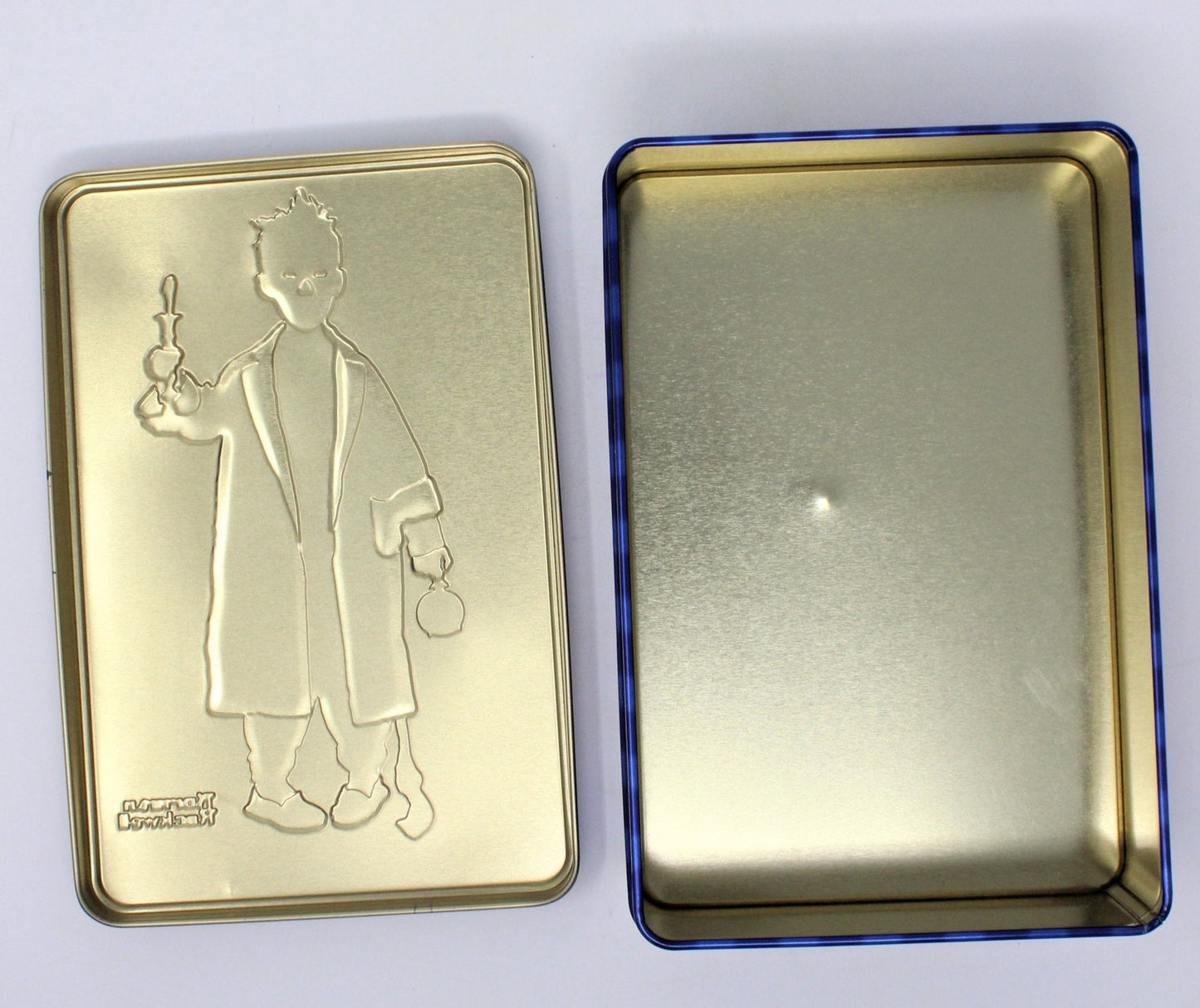 Tins, Gift Tin / Cookie Tin, Norman Rockwell, Christmas Morning, Snickers Advertising