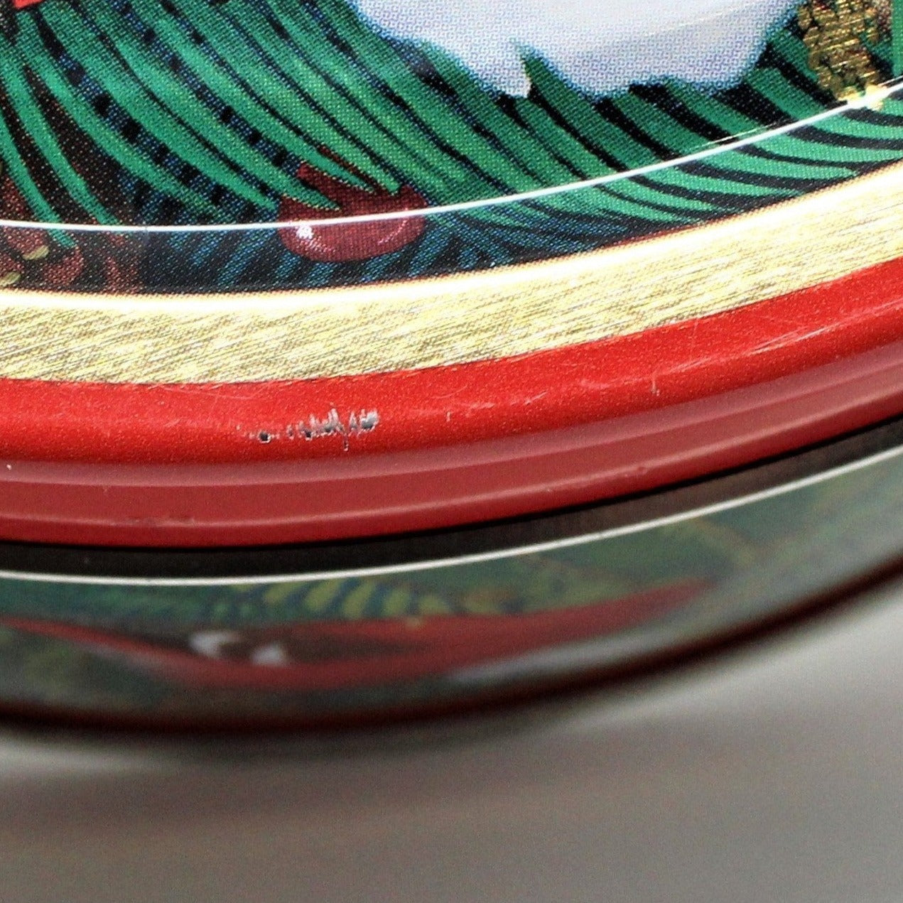 Tins, Gift Tin / Cookie Tin, Christmas Scarlet Tanagers, Red Birds, Vintage