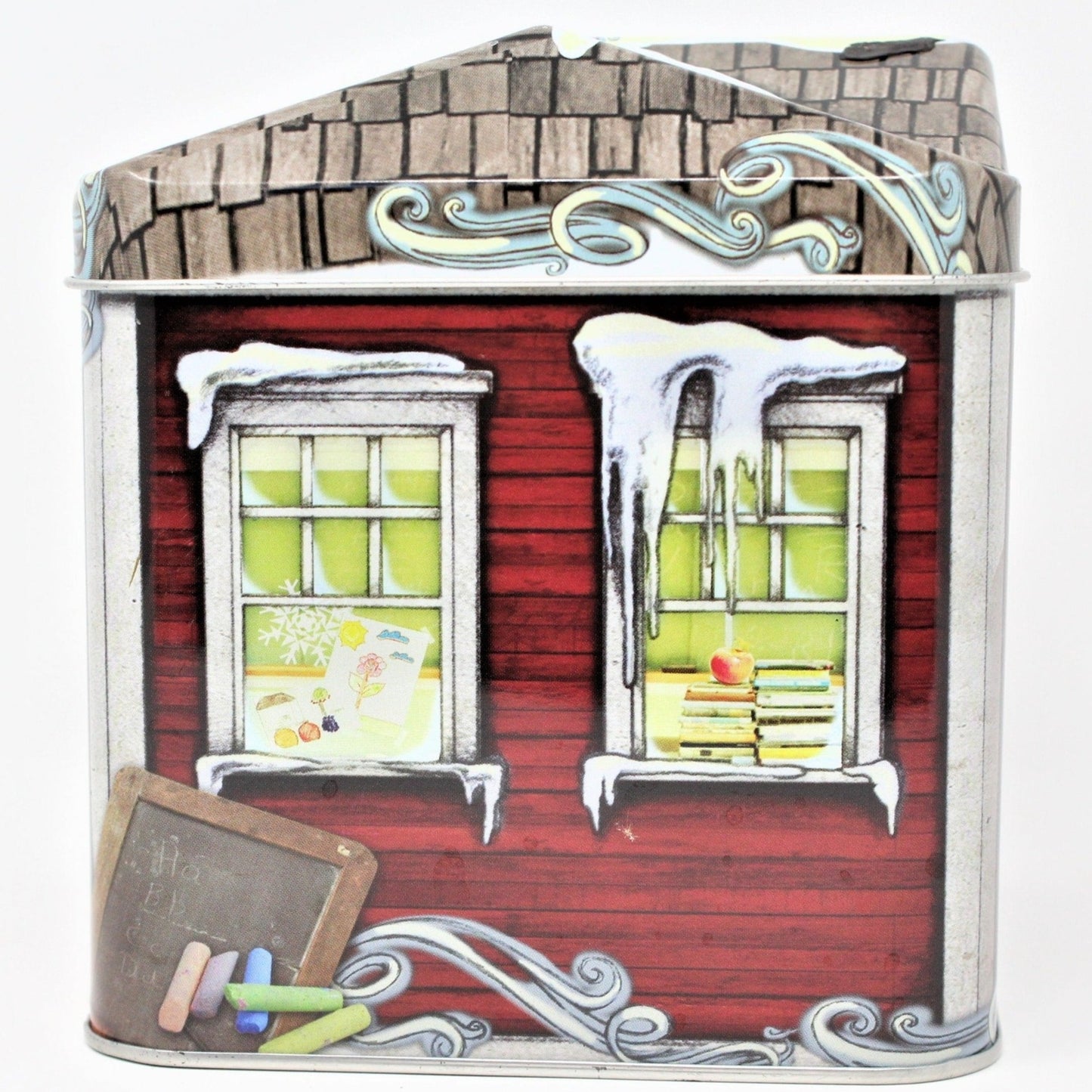 Tins, Gift Tin / Tin Box, Walnut Street School Tin, Bri-tone Crayons, Vintage