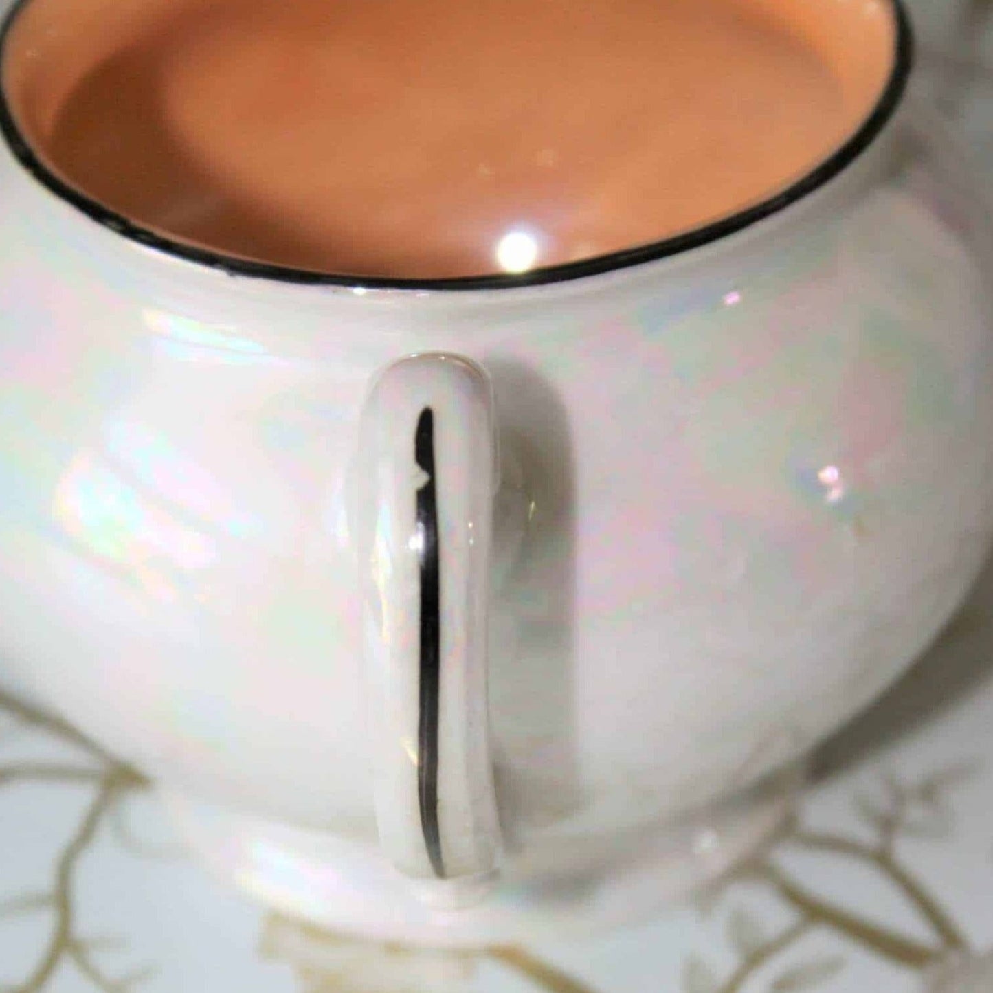 Creamer, Bell China Iridescent Lusterware, Czechoslovakia, Vintage, SOLD