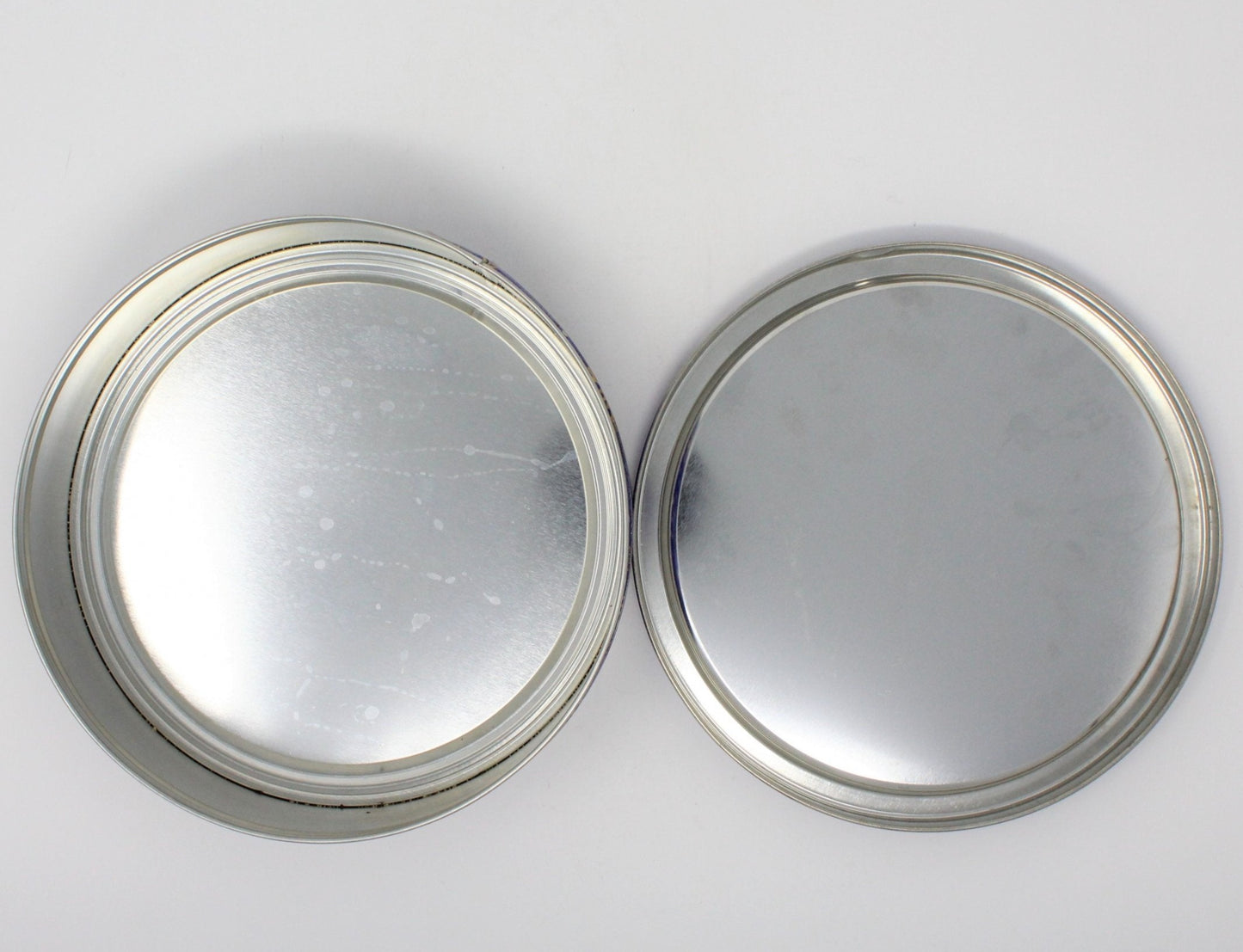 Tins, Gift Tin / Cookie Tin, Christmas Carolers, Cobalt Blue, Royal Dansk