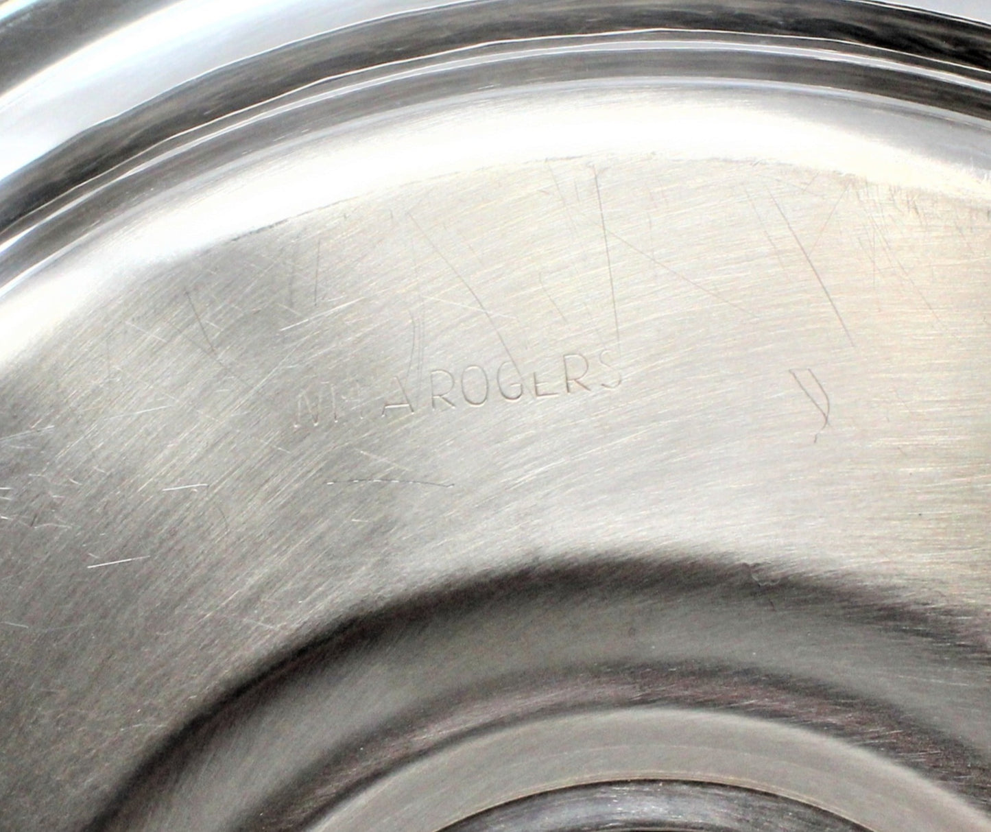 Gravy Boat / Saucière with Underplate, Wm A. Rogers, Silverplate, Maybrook Pattern, Vintage