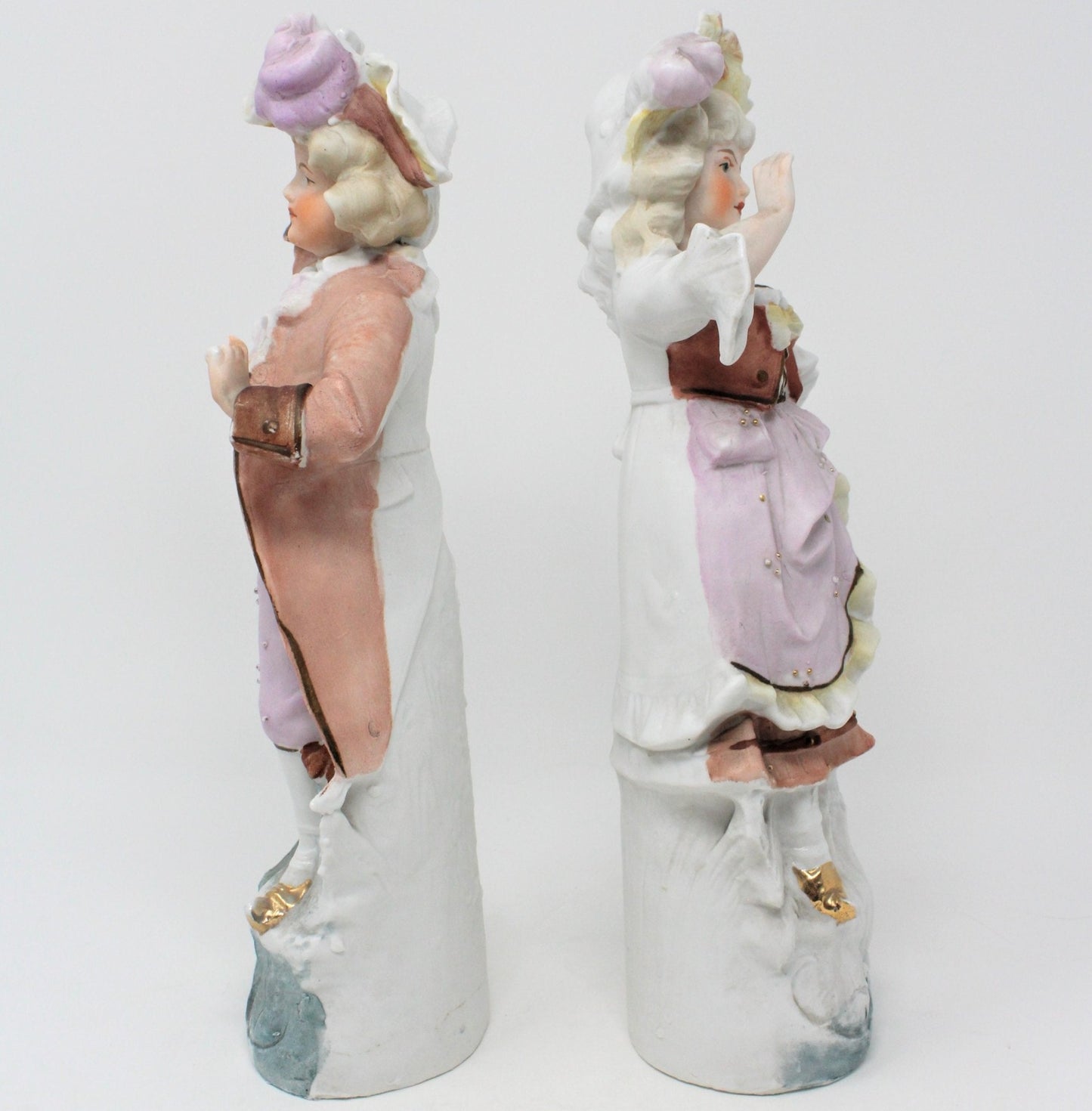 Figurine, Unger Schneider & Co, Victorian Children, Germany, Antique