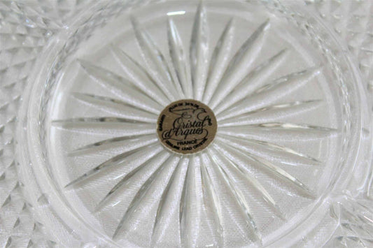 Divided Serving Tray, Cristal D'Arques-Durand, Longchamps, 12" Vintage