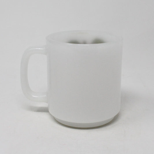 Mug, McKee, Glasbake Apple, Milk Glass, Vintage