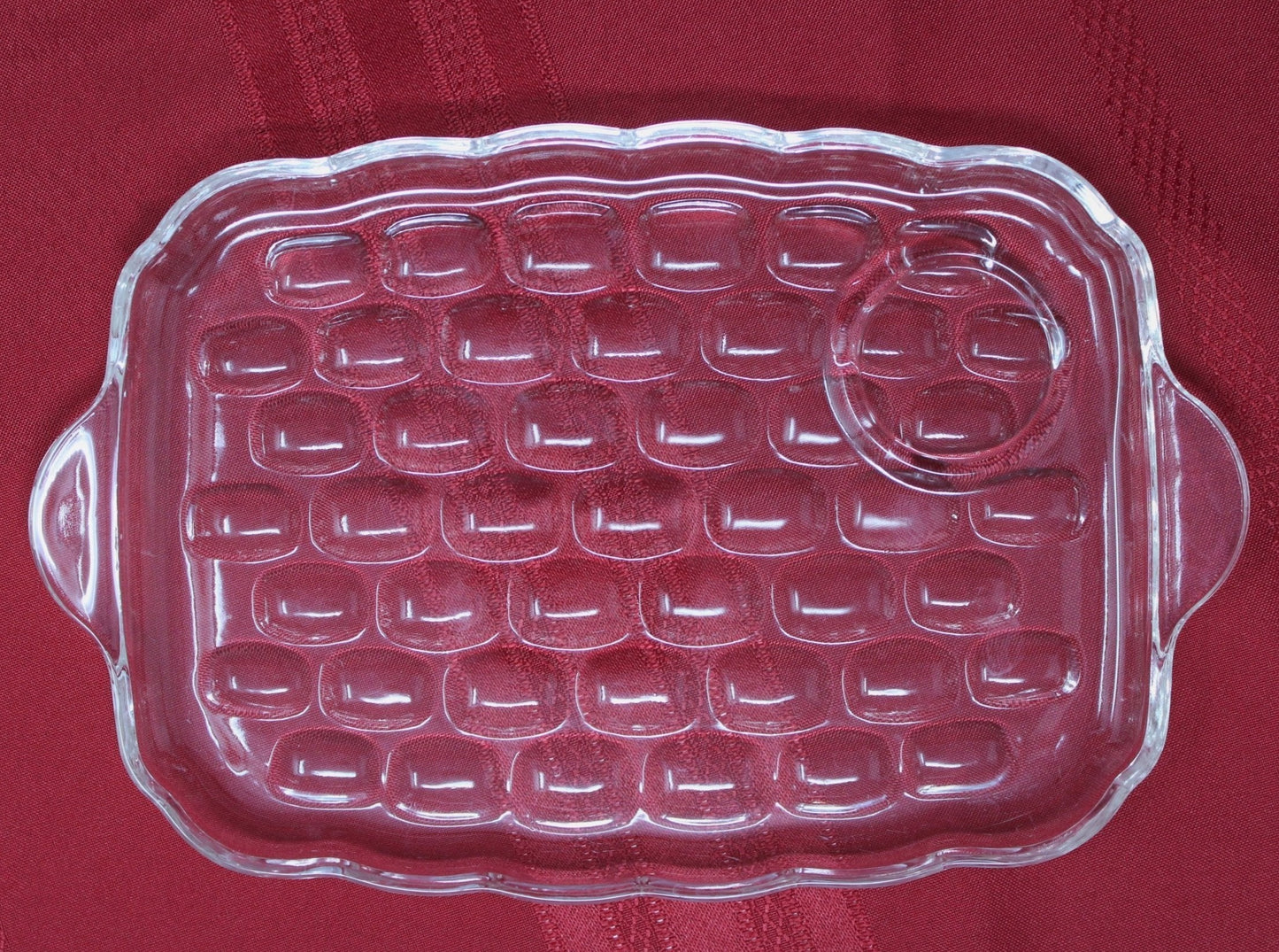 Snack Sets, Federal Glass, Yorktown / Colonial, Set of 4, Vintage