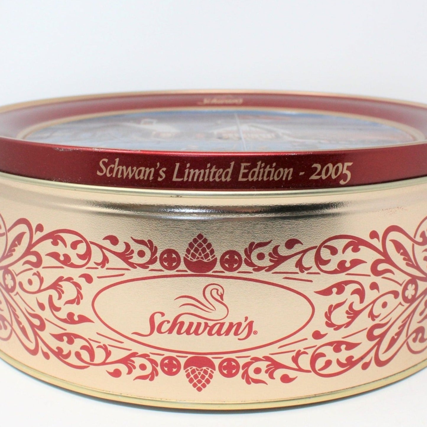 Tins, Gift Tin / Cookie Tin, Schwan's, America America, Terry Redlin, 2005