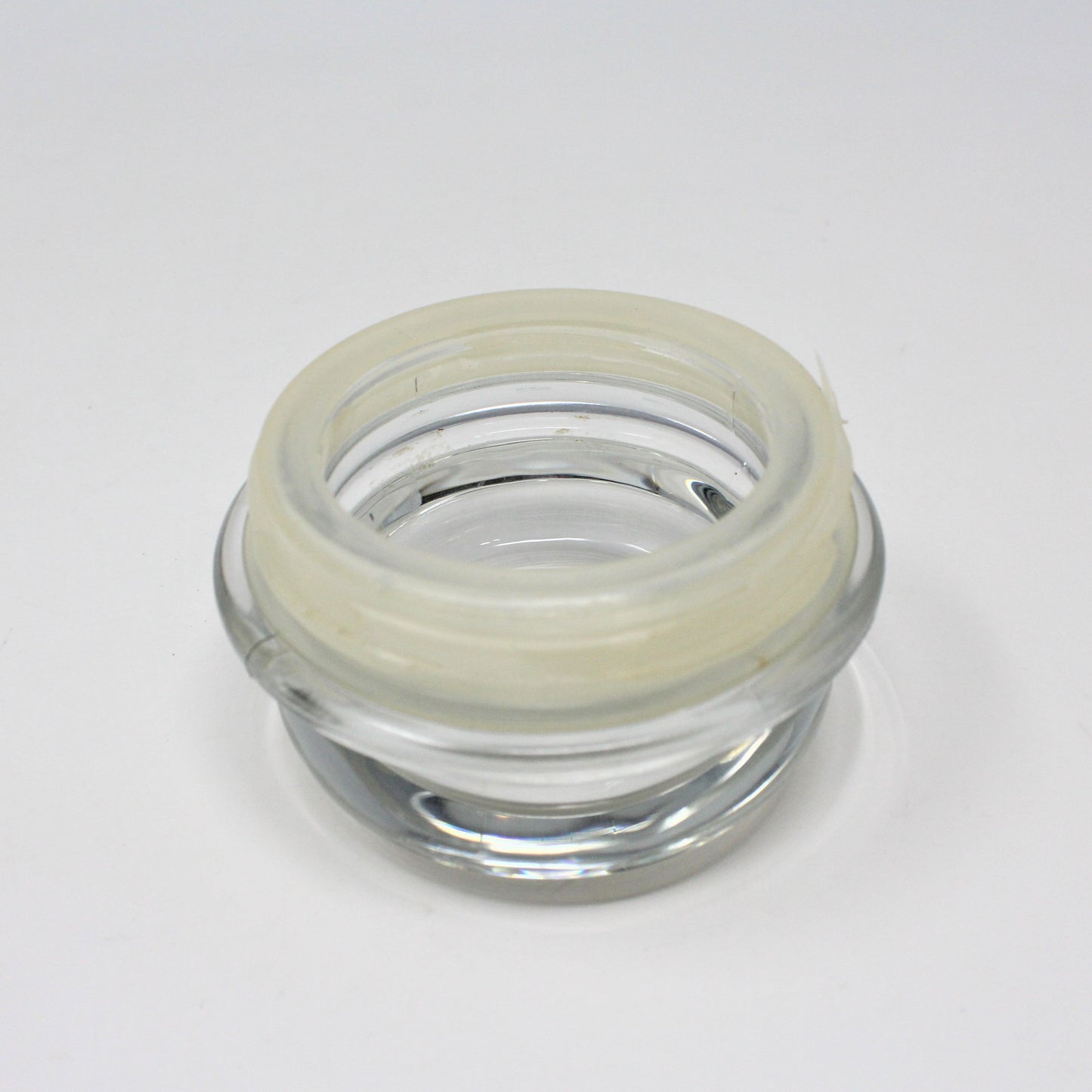Canister, Anchor Hocking, Glass Apothecary Jar with Lid, Country Geese, Vintage