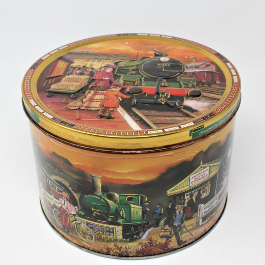 Tins, Gift Tin / Cookie Tin, Jacobsen Bakery Trains, Collectible Tin, Denmark