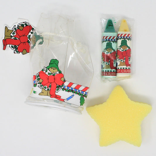 View of all items included in Padding Bear Soap Set