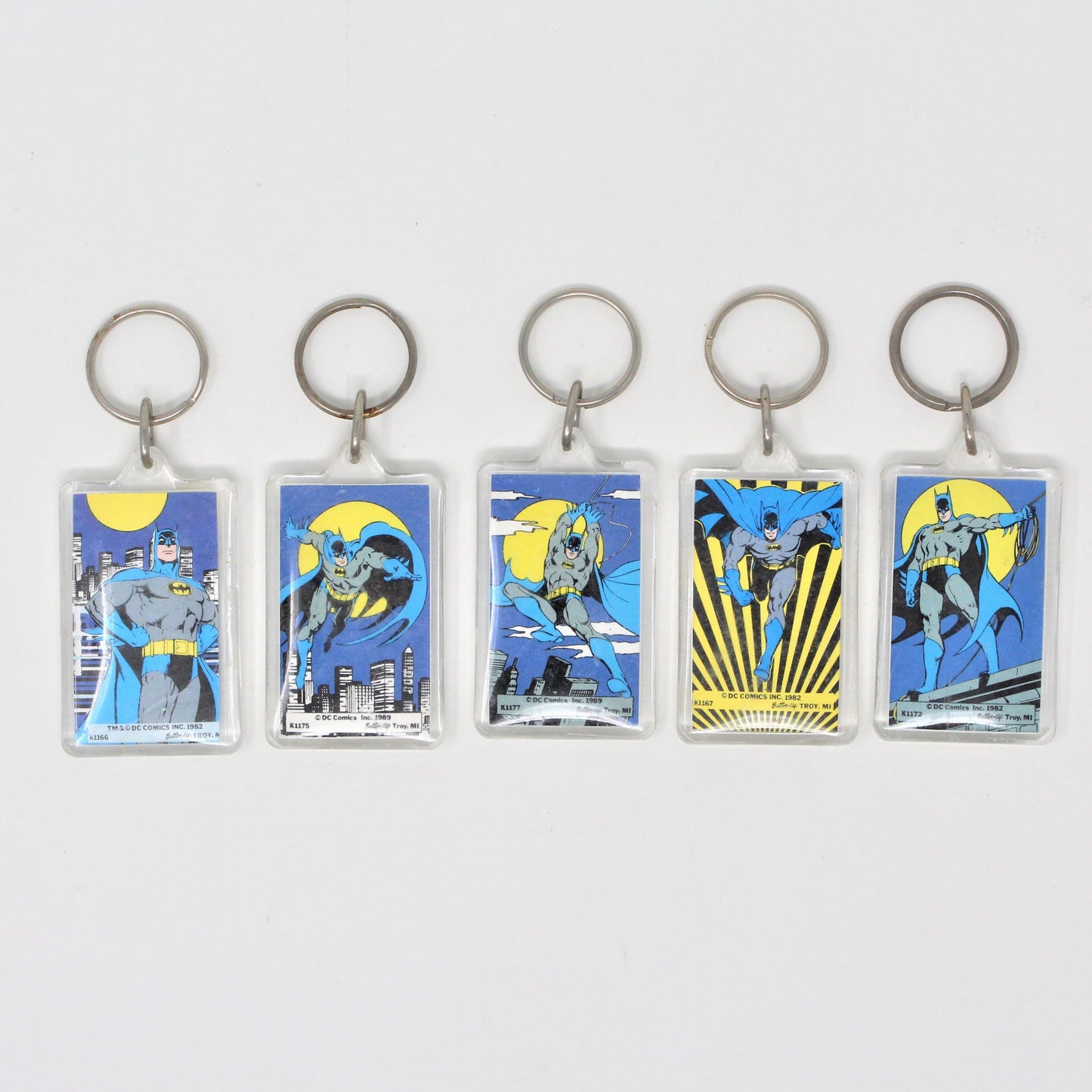 Keychain, DC Comics, The Joker, Acrylic Key Chain 1989, Vintage, NOS RARE