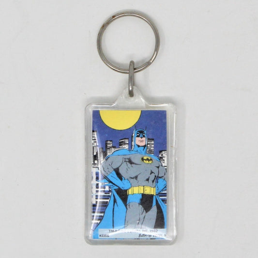Keychain, DC Comics, Batman by Full Moon, Acrylic Key Chain 1982, Vintage, NOS RARE