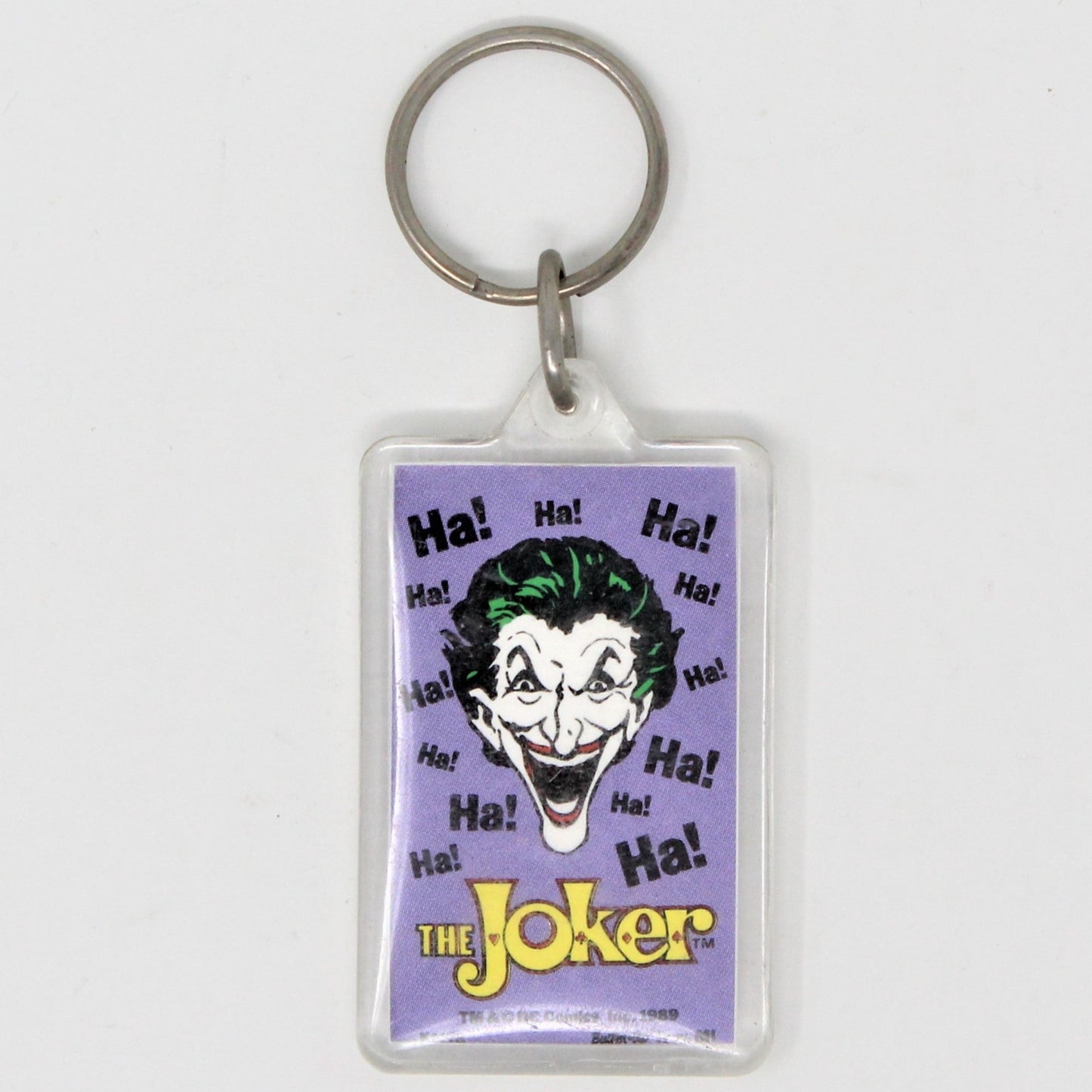 Keychain, DC Comics, Superman, Acrylic Key Chain 1982, Vintage, NOS RARE