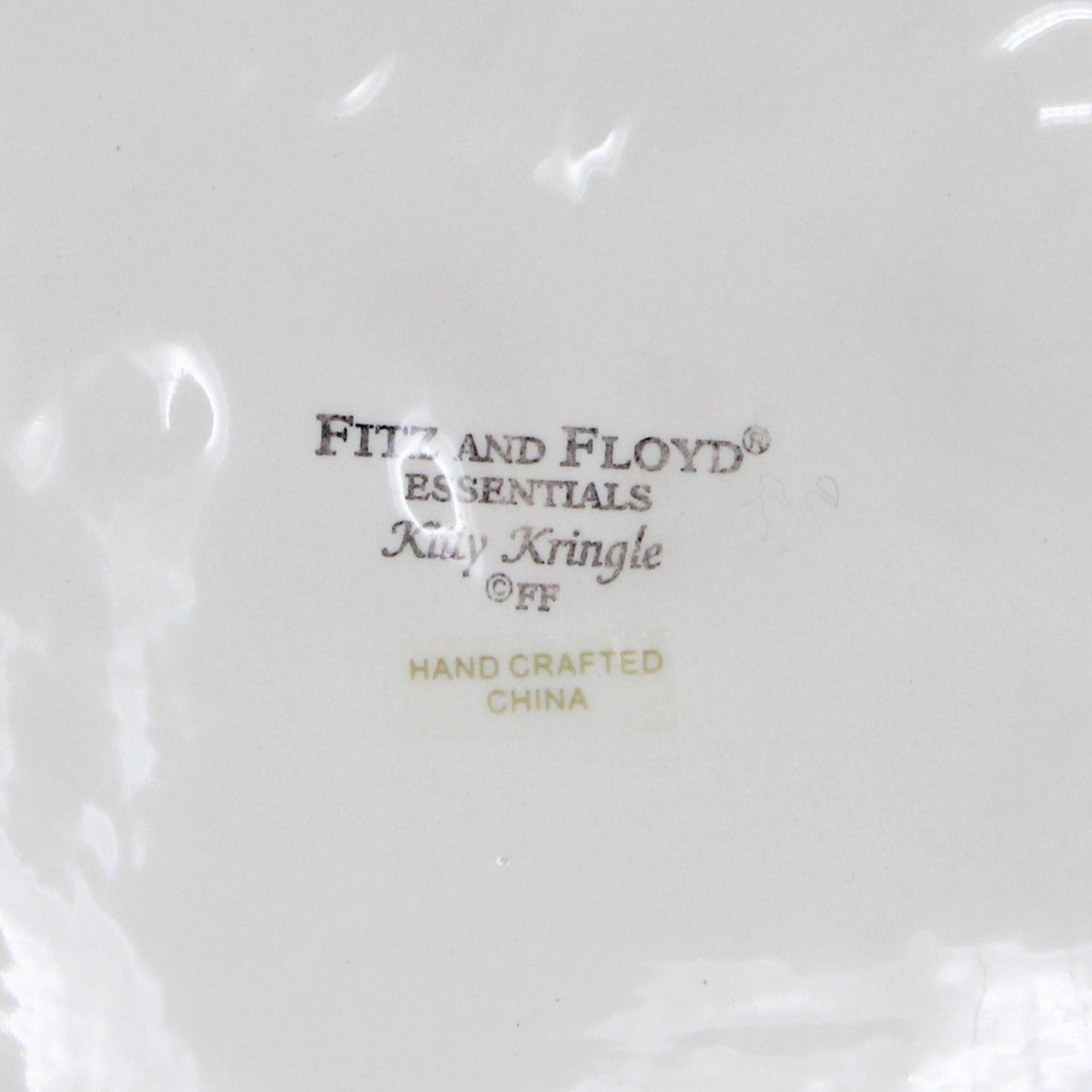Serving Plate, Fitz and Floyd, Kitty Kringle, Canape Dish, Porcelain, SOLD
