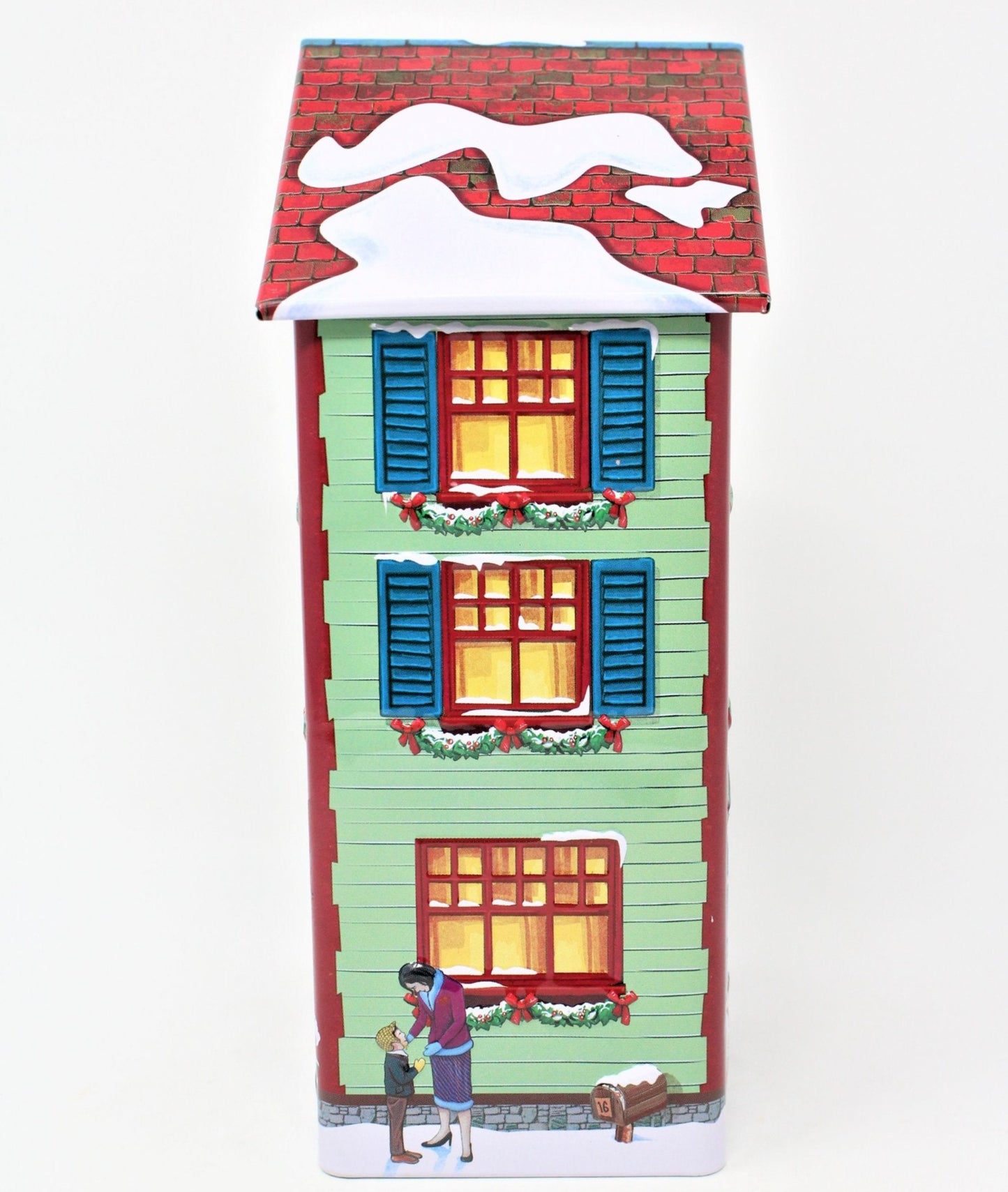 Tins, Gift Tin / Cookie Tin, Harry London, Christmas Village Tin Collection, 2014, SOLD