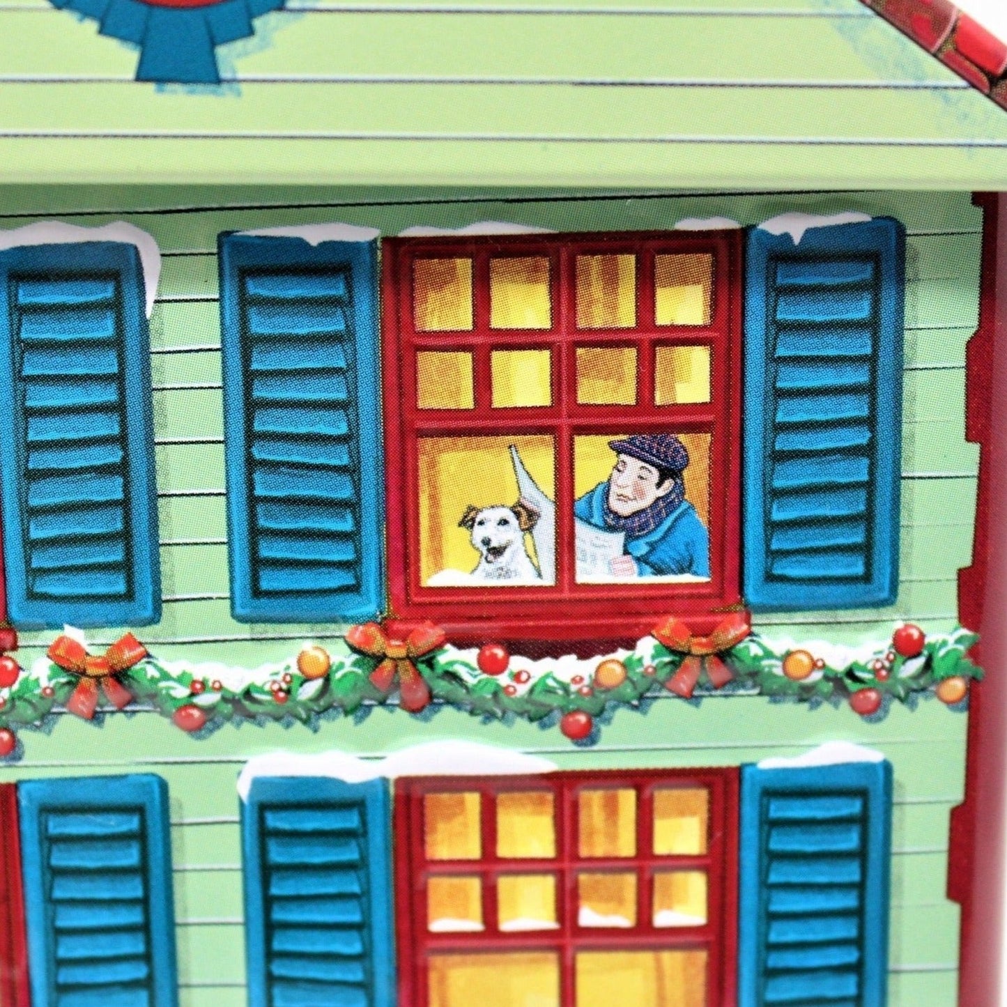 Tins, Gift Tin / Cookie Tin, Harry London, Christmas Village Tin Collection, 2014, SOLD