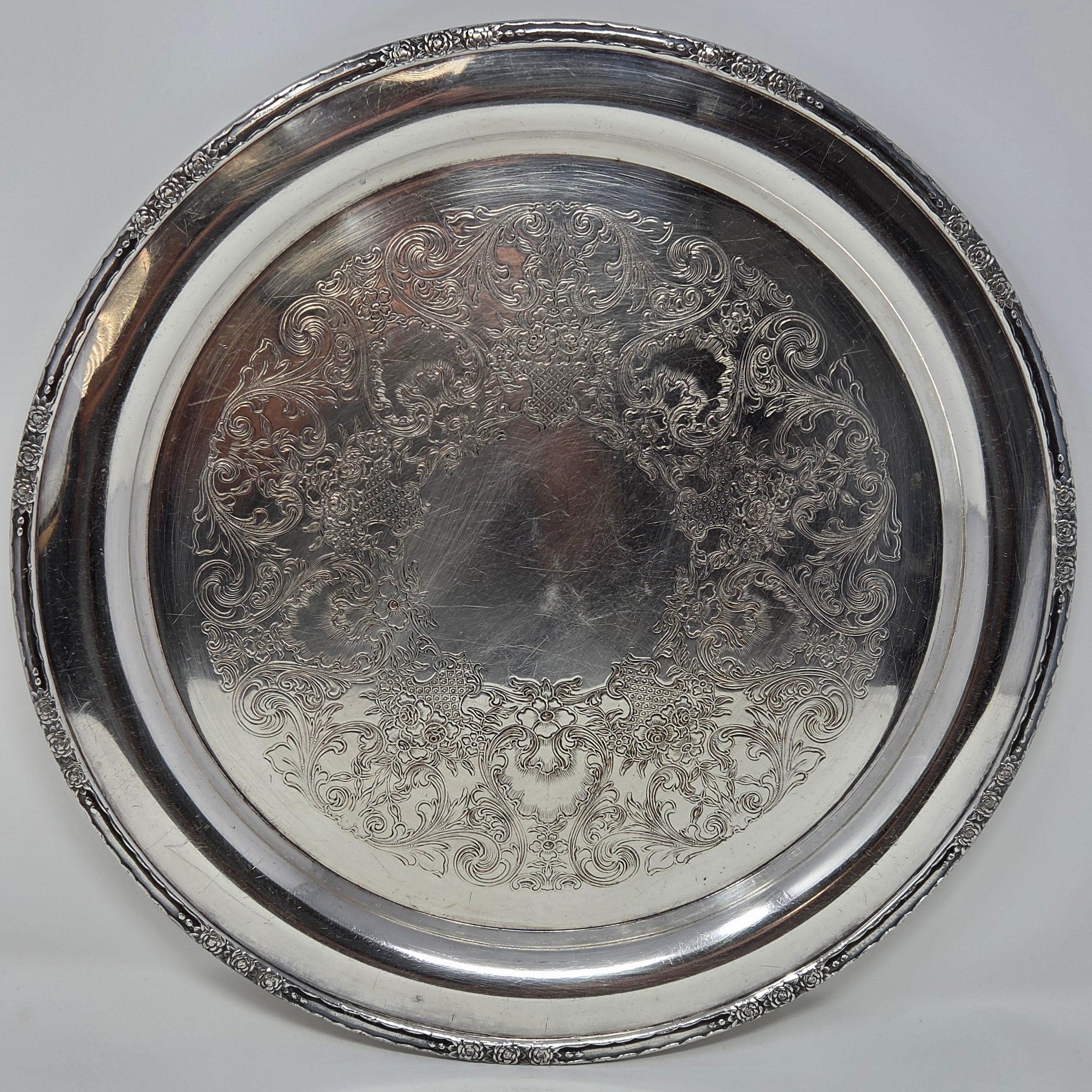 Vintage 1970s International Silver Camille Tray – Antigo Trunk