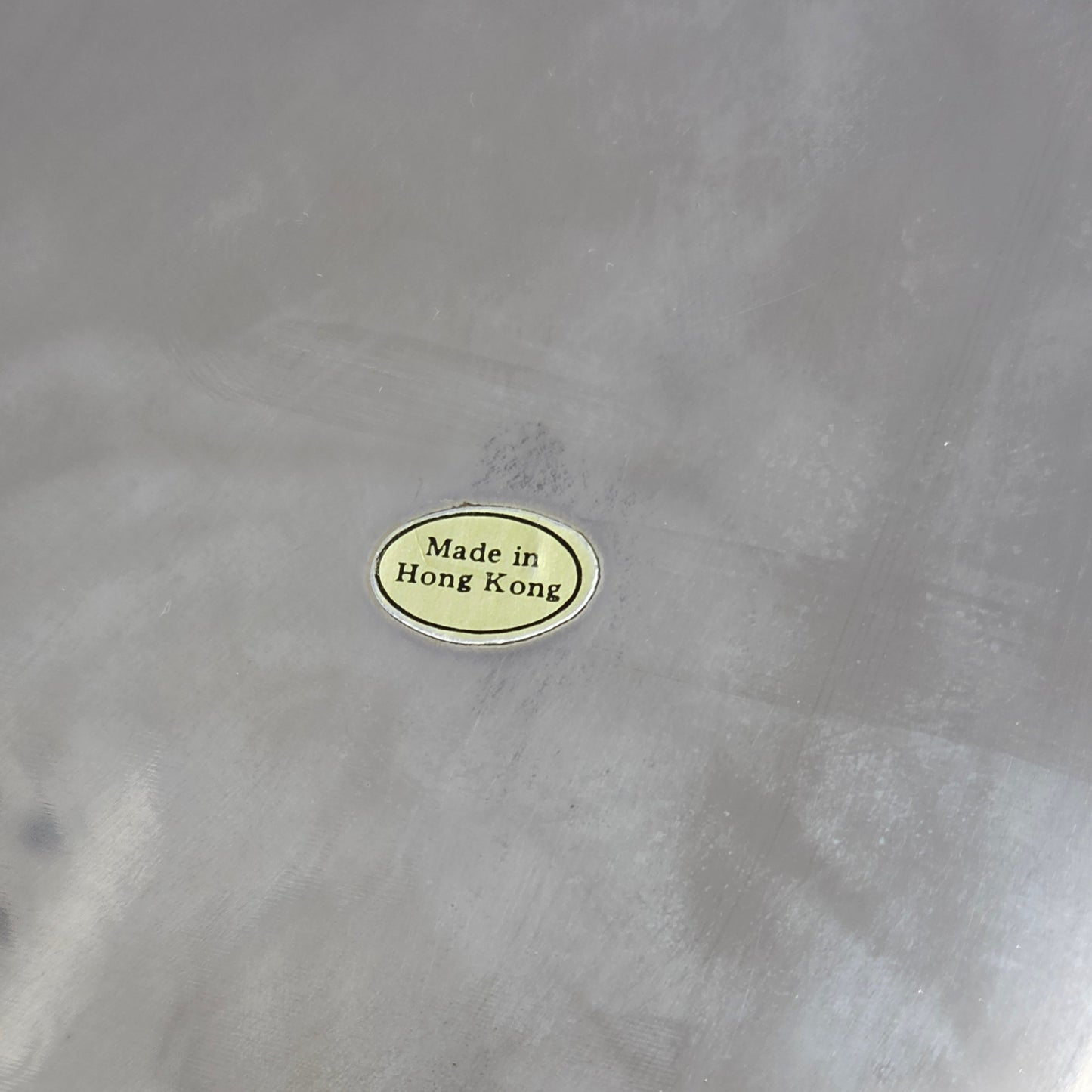 Tray, International Silver, Merry Christmas Engraved, Holly Sprig, Silver Plate, 12.25", Vintage 1970s