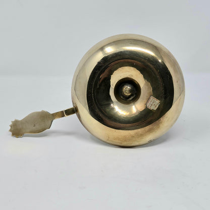Candle Holder, Chamberstick, Pineapple Solid Brass, Hand Made, India, Vintage 1970s