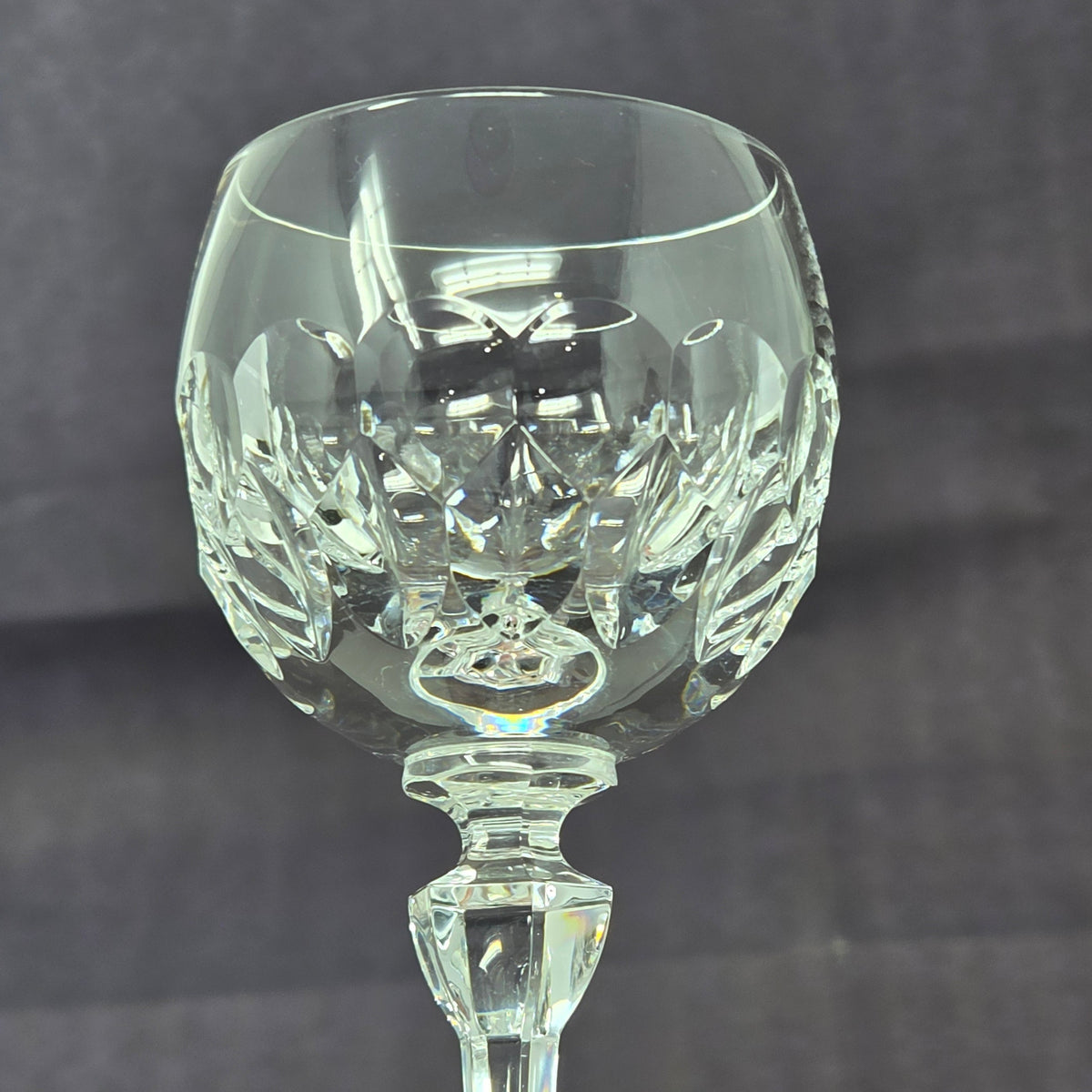 Wine Glasses: Claret, Christinenhutte Allegro, Set of 2, Germany, Vintage 1970s