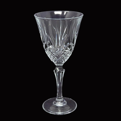 Water Goblets: Cristal de Flandre Salzburg, 24% Lead Crystal Glass, France, Replacement Vintage 1995
