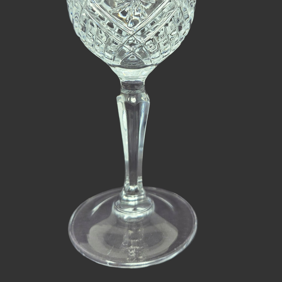 Water Goblets: Cristal D'Arques-Durand, Altesse, Blown Glass Crystal, France, Vintage 1980s, Replacement