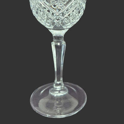 Water Goblets: Cristal D'Arques-Durand, Altesse, Blown Glass Crystal, France, Vintage 1980s, Replacement