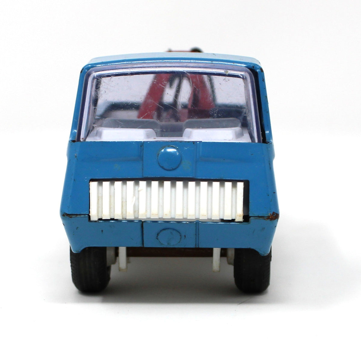 Toy Trucks: Tiny Tonka Wrecker 555 Red/Blue Steel VG, Vintage 1970s