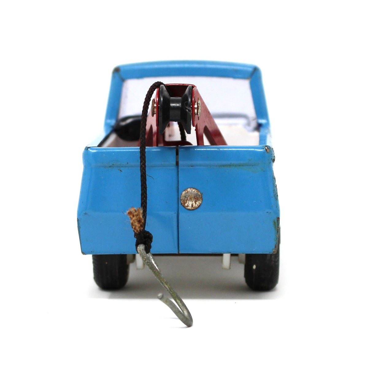 Toy Trucks: Tiny Tonka Wrecker 555 Red/Blue Steel VG, Vintage 1970s