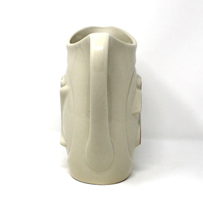 Pitcher: Seagram's 7 Crown, High-Relief 7 Logo Both Sides, McCoy, 24 oz, Vintage 1960s